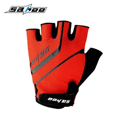 SAHOO Half finger нескользящие перчатки для верховой езды силикагель пальмовый коврик