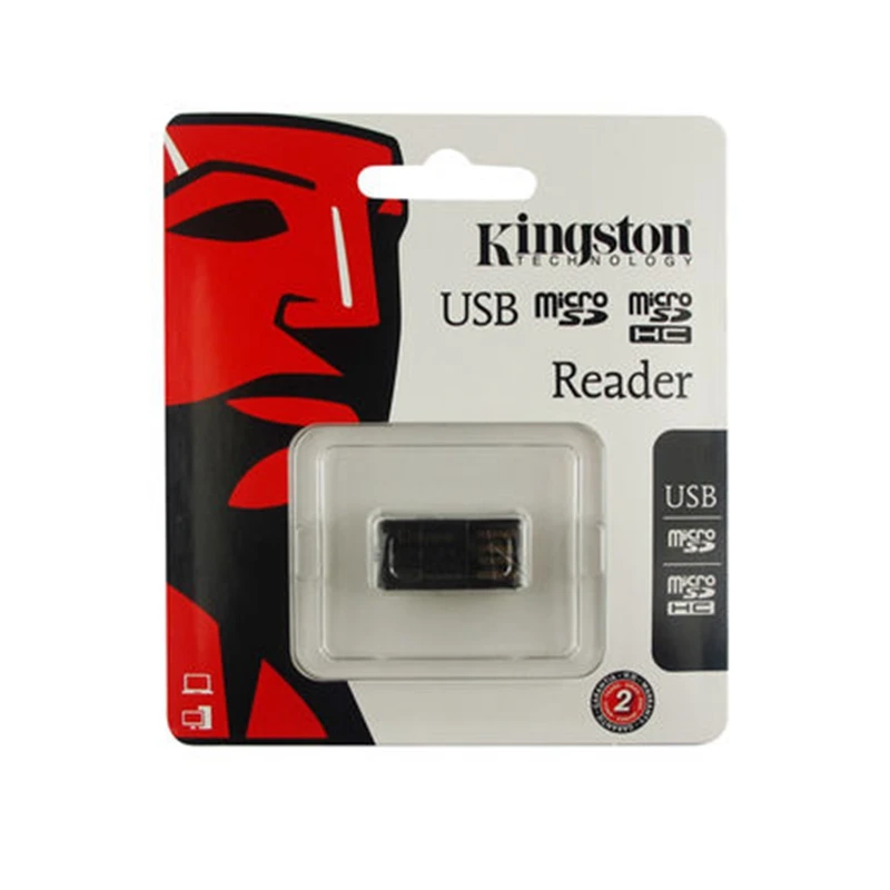 Оригинальный Kingston USB Micro SD Card Reader SDHC SDXC ультра-тонкий мини мобильный телефон карты