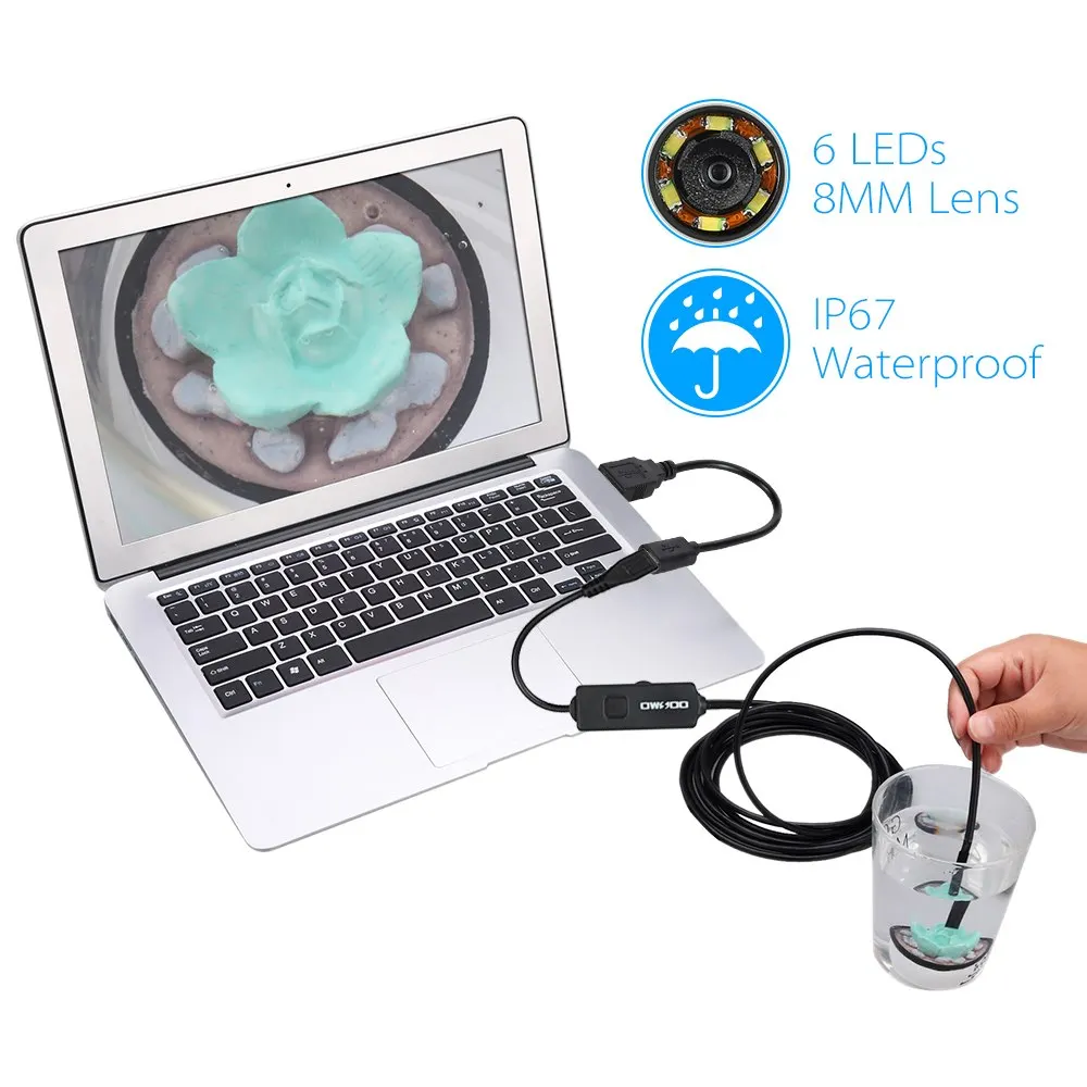 Автомобильный диагностический сканер Android инструмент OTG USB проводной эндоскоп