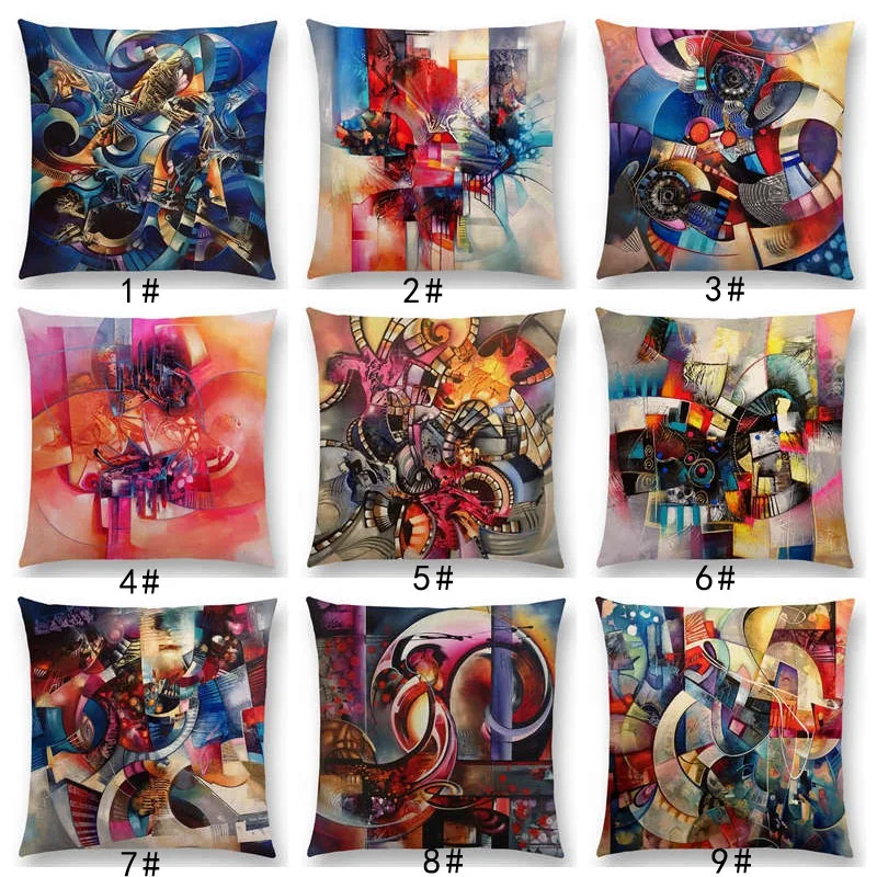 

Новый чехол для подушки в абстрактном стиле с эмоциями