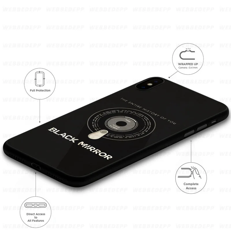 WEBBEDEPP черный зеркальный ТВ-шоу мягкий чехол для Huawei Mate Honor 20 6A 7A 7C 7X 8 9 9X 10 View Lite Pro 30 |