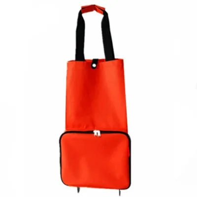 M JXSLTC новая сумка для покупок складная корзина для покупок с колесами маленькая сумка-тоут женская сумка для овощей сумка-Органайзер - Цвет: M