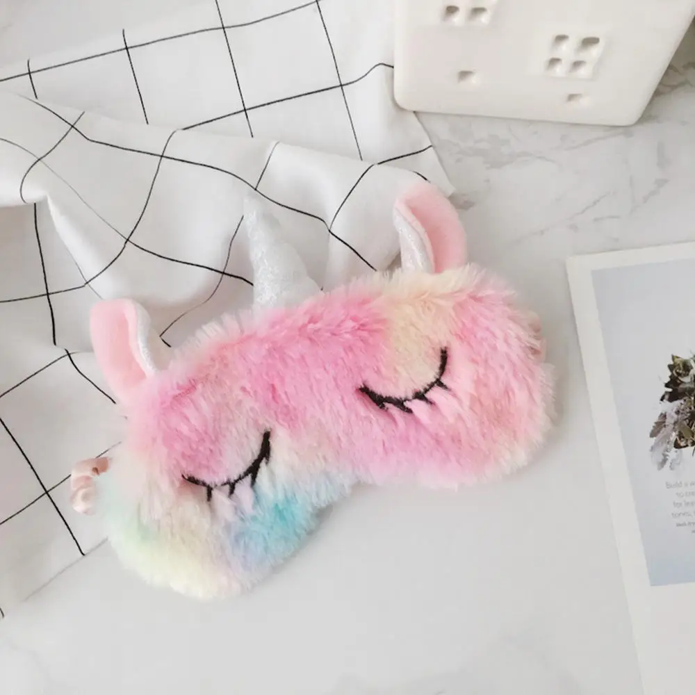 Kawaii Радужный Единорог и грустная маска лягушки повязка на голову плюшевые