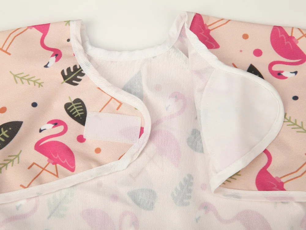 1 детский нагрудник водонепроницаемая рубашка с длинным рукавом для кормления