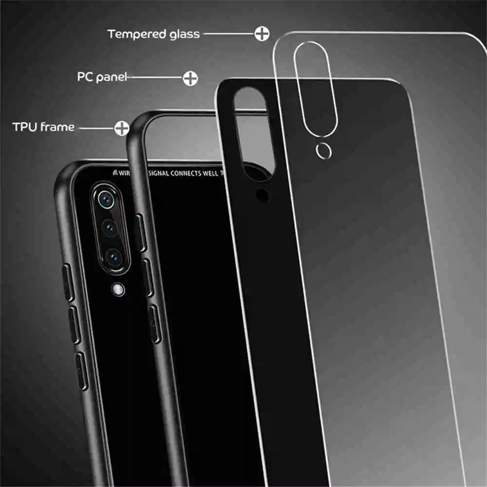 xiaomi Mi 9 Чехол на mi SE Роскошные конфеты цвета Зеркальное закаленное стекло для mi9