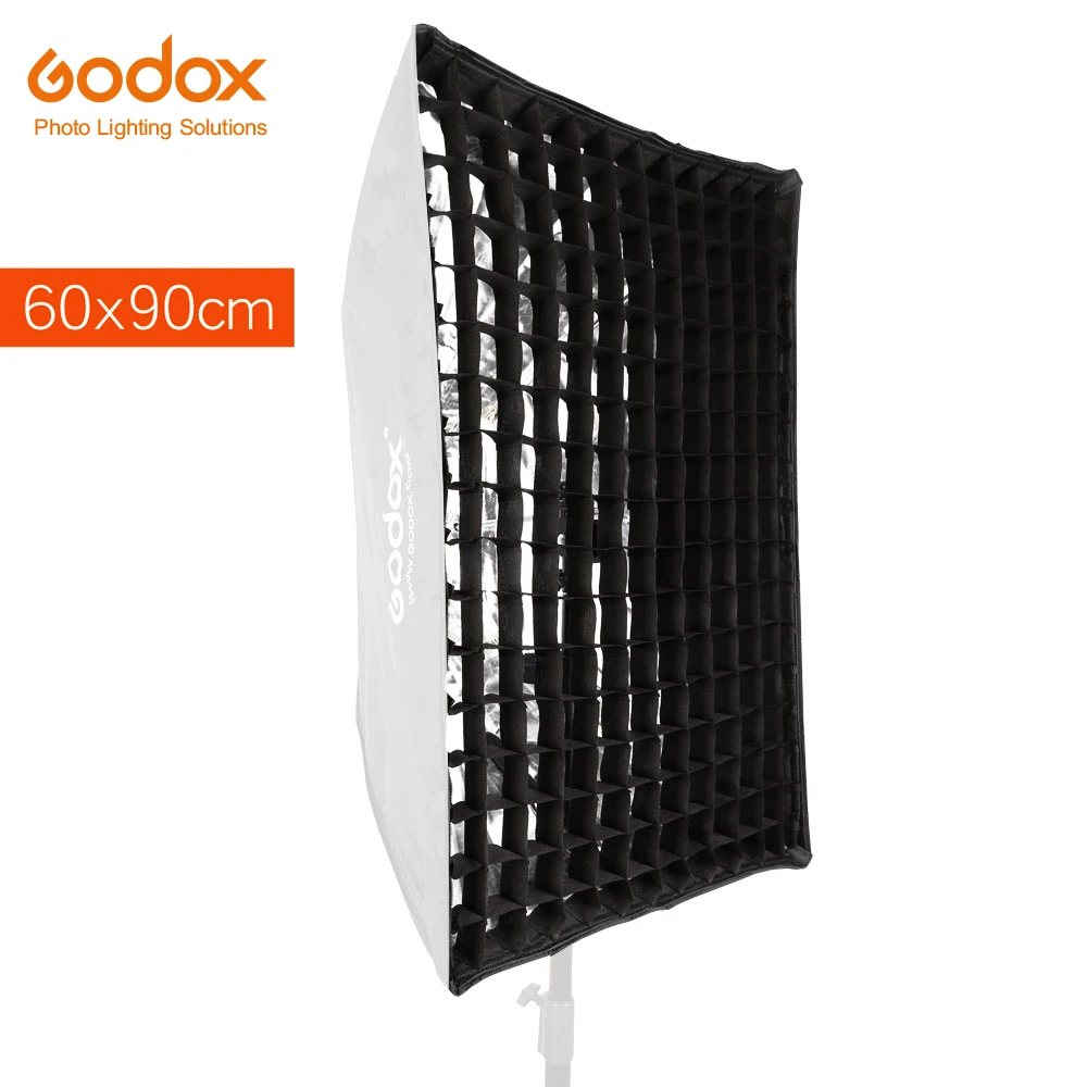 Godox 60x90 см 2" x 36" Портативный соты Softbox сетка для квадрокоптера с дистанционным управлением 60*90 см софтбокс в виде зонта(сеткой в форме сот только