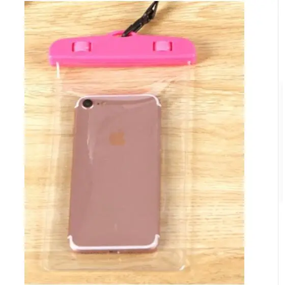 pink Водонепроницаемая сумка, чехол для телефона, чехол для мобильного телефона, пляжный открытый плавательный бассейн, сумка для подводного плавания для мобильного телефона - Цвет: pink