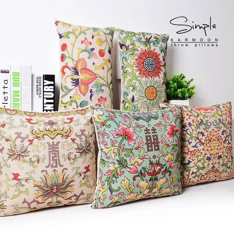 Лидер продаж в восточном/китайском стиле Подушка Чехол элегантный красивый