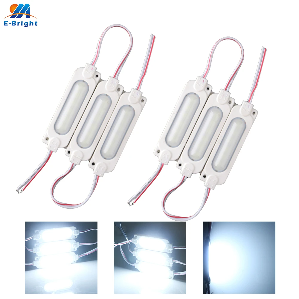 20 шт. LSL 5730 6SMD светодиодные полосы для автомобиля IP65 декоративный светильник Предупреждение ющий светильник DRL водонепроницаемый светящийся знак для автомобиля светильник