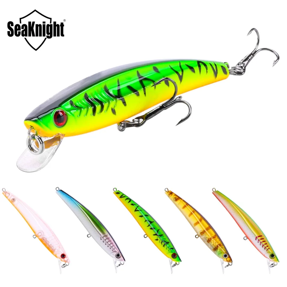 SeaKnight жесткая Рыболовная Приманка Minnow 5 шт./лот 90 мм 8 5g 0 6 1 м плавающие