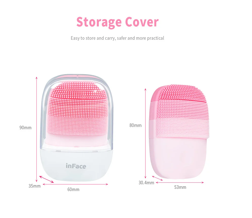 Xiaomi inFace Smart Sonic Clean электрическая глубокая дифференцированная Чистящая Щетка массажная перезаряжаемая мойка уход за лицом очиститель