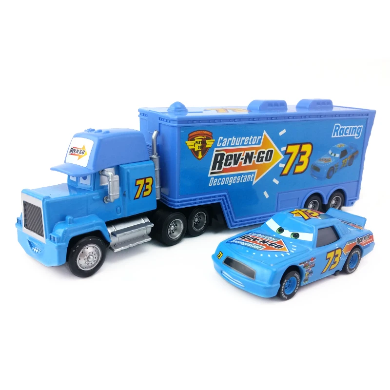 Disney Pixar машинки Мак дядя & № 73 Rev N Go литая игрушечная машинка свободная 1:55 новая