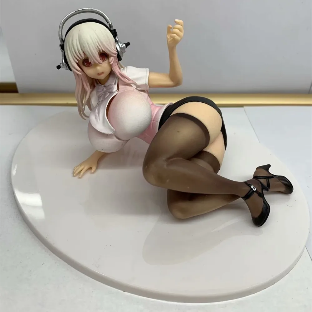 Аниме фигурка пикантная кукла девушка Super купальный костюм Sonico lying Ver. Экшн из ПВХ