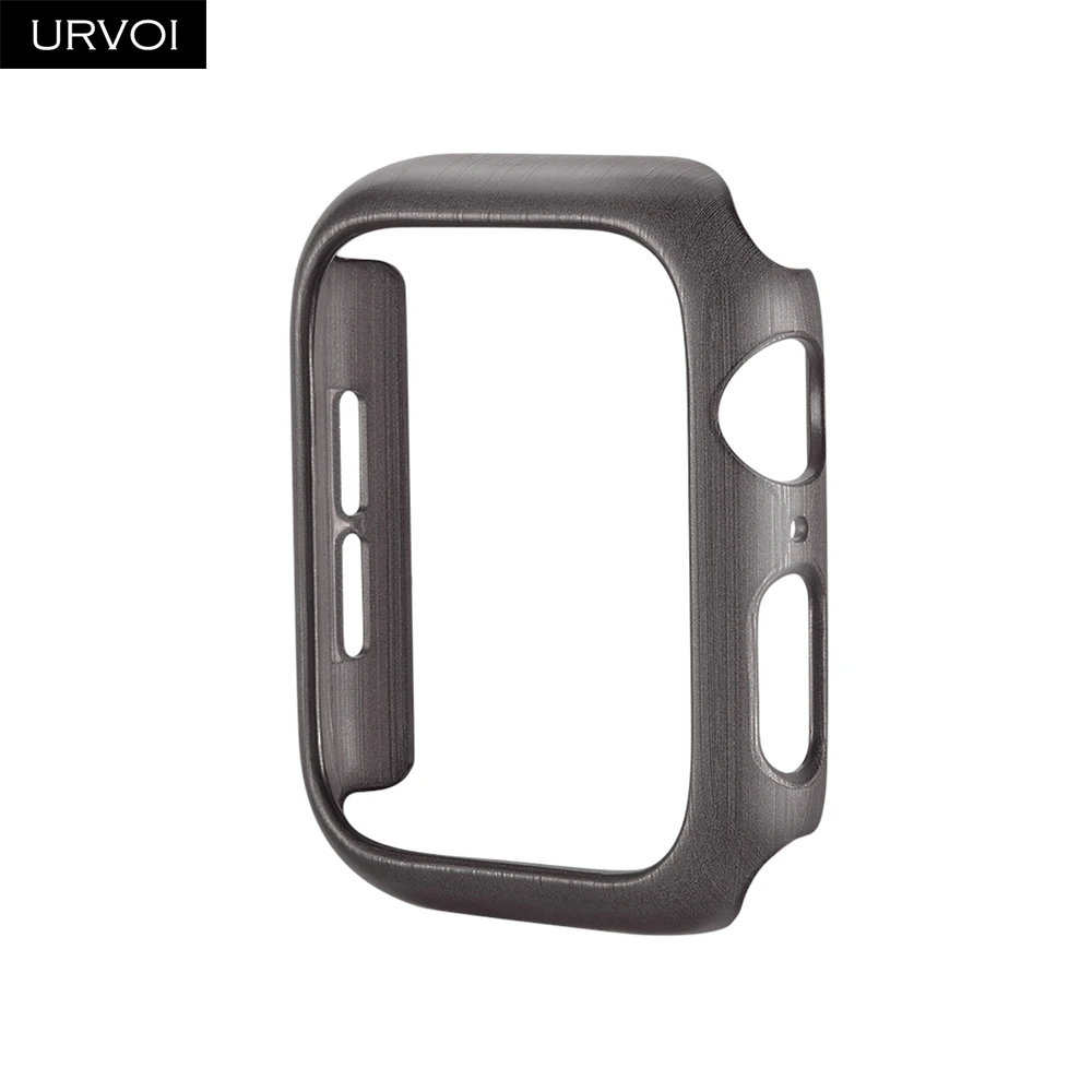 Пластиковый чехол URVOI для Apple Watch series 6 5 4 3 2 Ультратонкий бампер с жесткой рамкой и