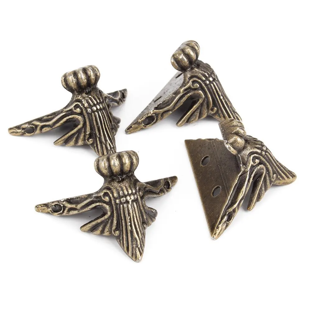 4/8 шт. имитация бронзы маленькими ножками из цинкового сплава для ног Винтаж