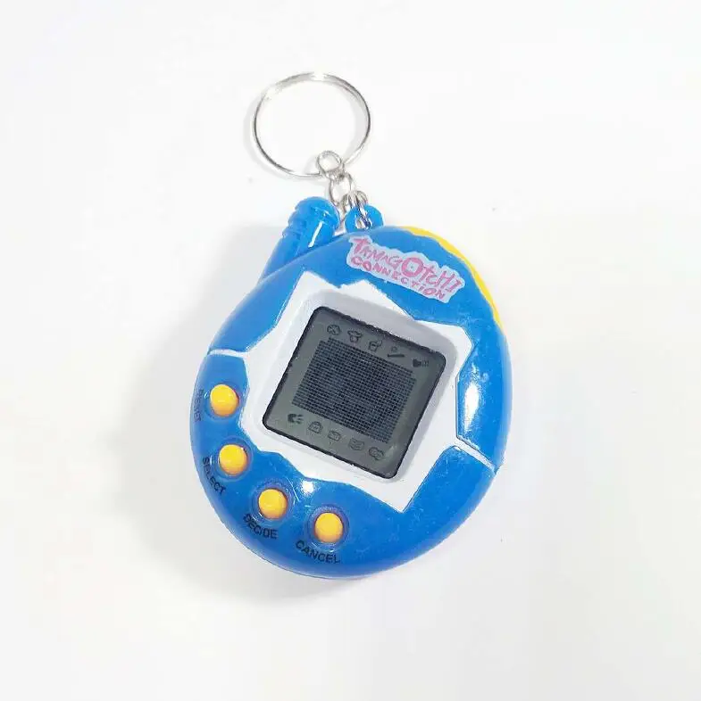 Забавно! Тамагочи электронные питомцы игрушки 90 S ностальгические 49 домашних животных в одном виртуальном кибер игрушка забавные тамагочи - Цвет: blue 1