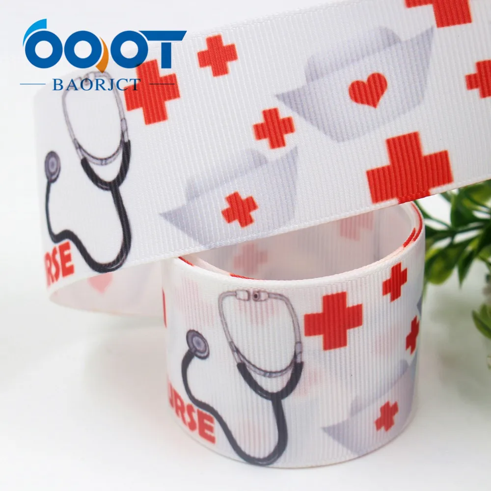 Термопечать OOOT BAORJCT ленты с принтом в виде героев мультфильмов 38 мм 10 ярдов рубчик