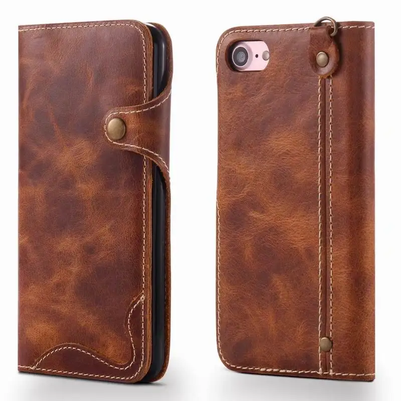 Роскошный чехол из натуральной коровьей кожи для iPhone 6, 6 S, 7, 8 plus, X, 10, XS Max, XR, 11 Pro, Max, чехол, флип-чехол для телефона, ремешок для кошелька, сумка
