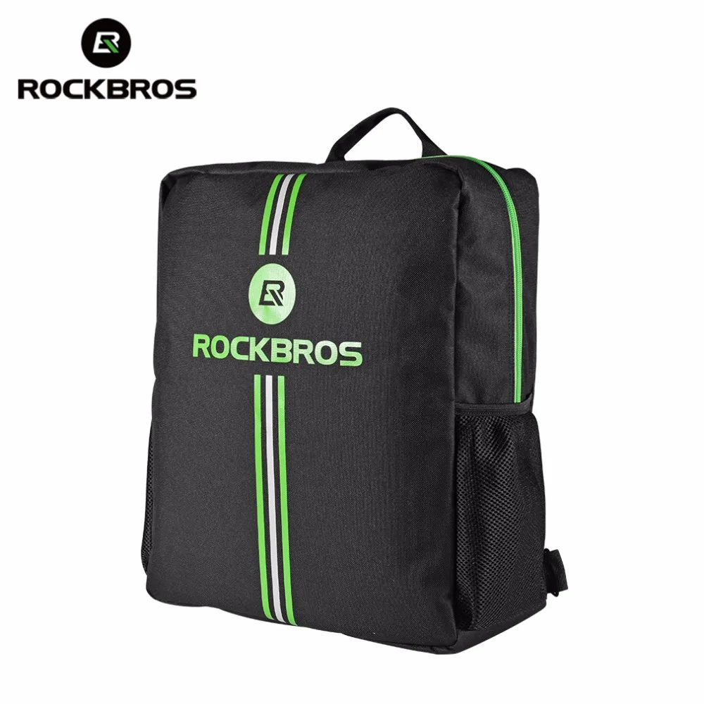 ROCKBROS Складная велосипедная Сумка-переноска непромокаемая MTB Дорожная велосипедная переносная сумка с сумкой для хранения удобная переноска Аксессуары для велосипеда Pannier