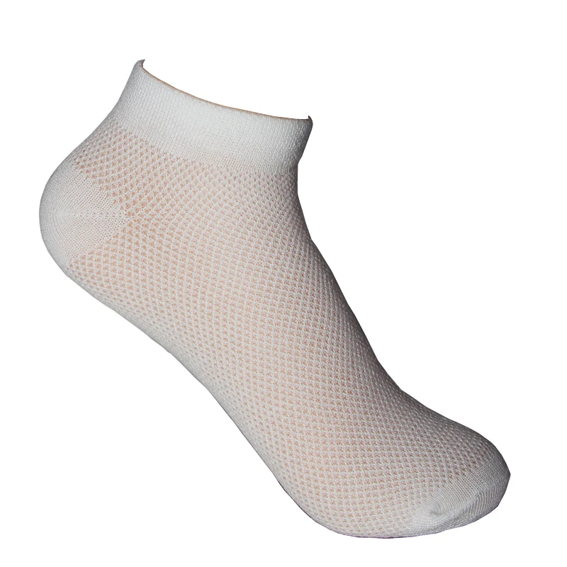 

10 Pairs New Full Mesh Design Invisible Socks Women Quality Spring Summer Solid Black Gray White Colors Breathable Sock Meias