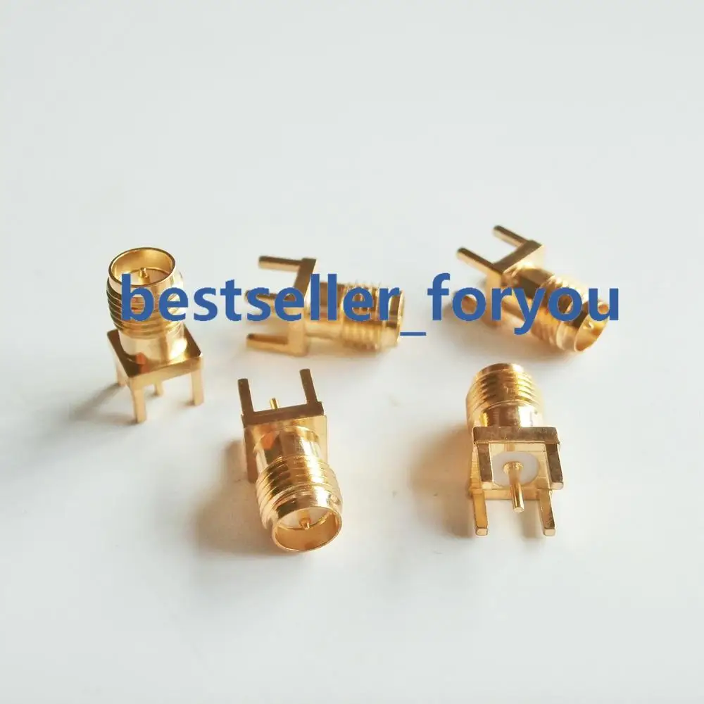 1 шт. PCB крепление RP SMA RPSMAFemale Джек Прямой разъем РЧ коаксиального адаптера|connector