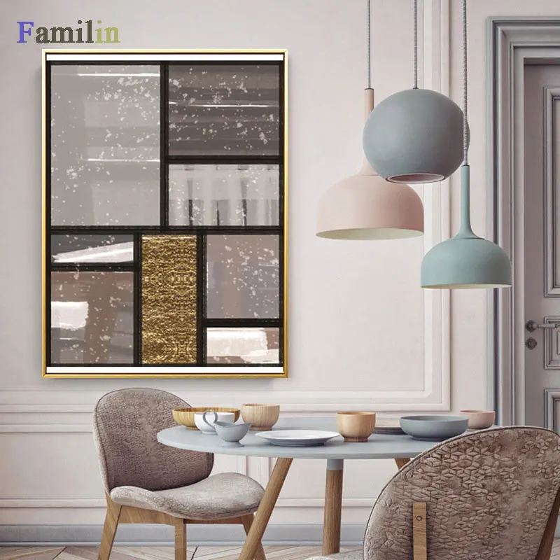 Абстрактные геометрические картины на холсте скандинавские плакаты принты