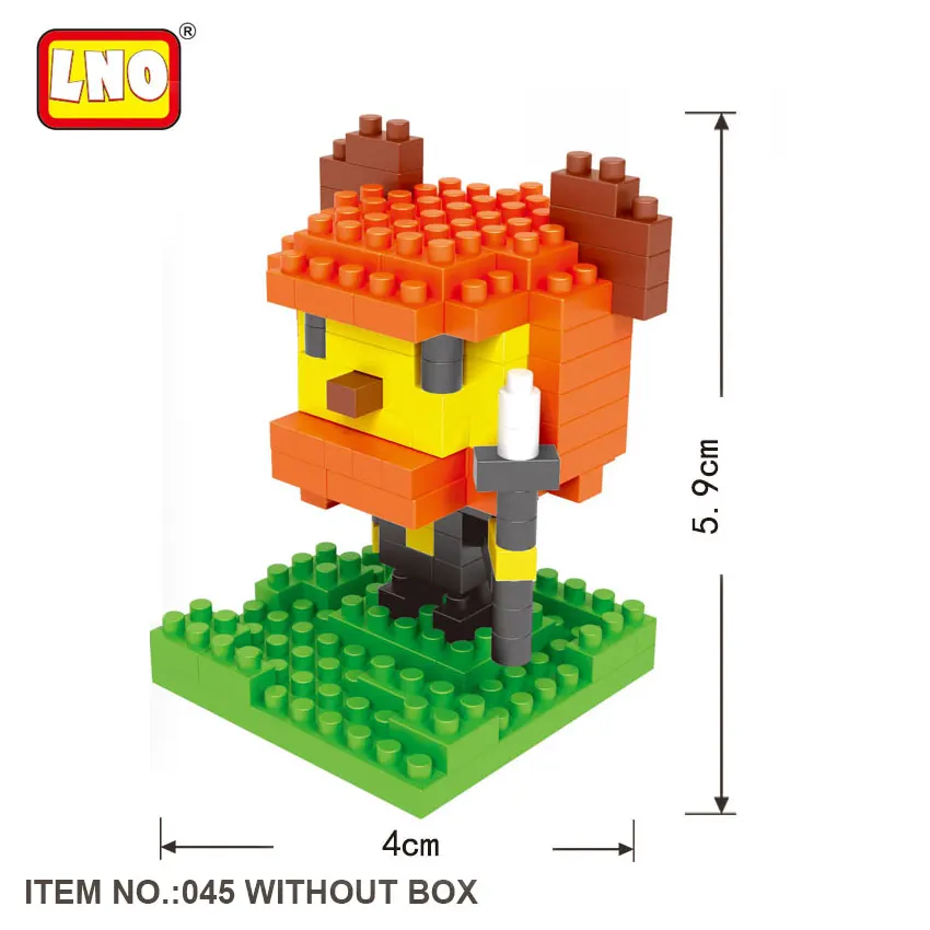 045 without box LNO строительные блоки йода мини блоки Дарт Вейдер DIY Модель BB-8 R2-D2 пластиковые кирпичи развивающие игрушки для детей без коробки - Цвет: 045 without box