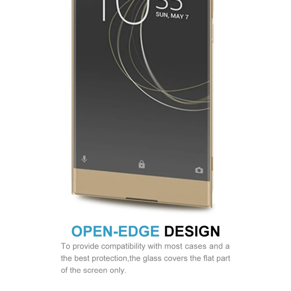 Для Sony Xperia XA1 Plus / Z1 Compact mini стеклянная пленка 0 26 мм 2.5D с изогнутыми краями