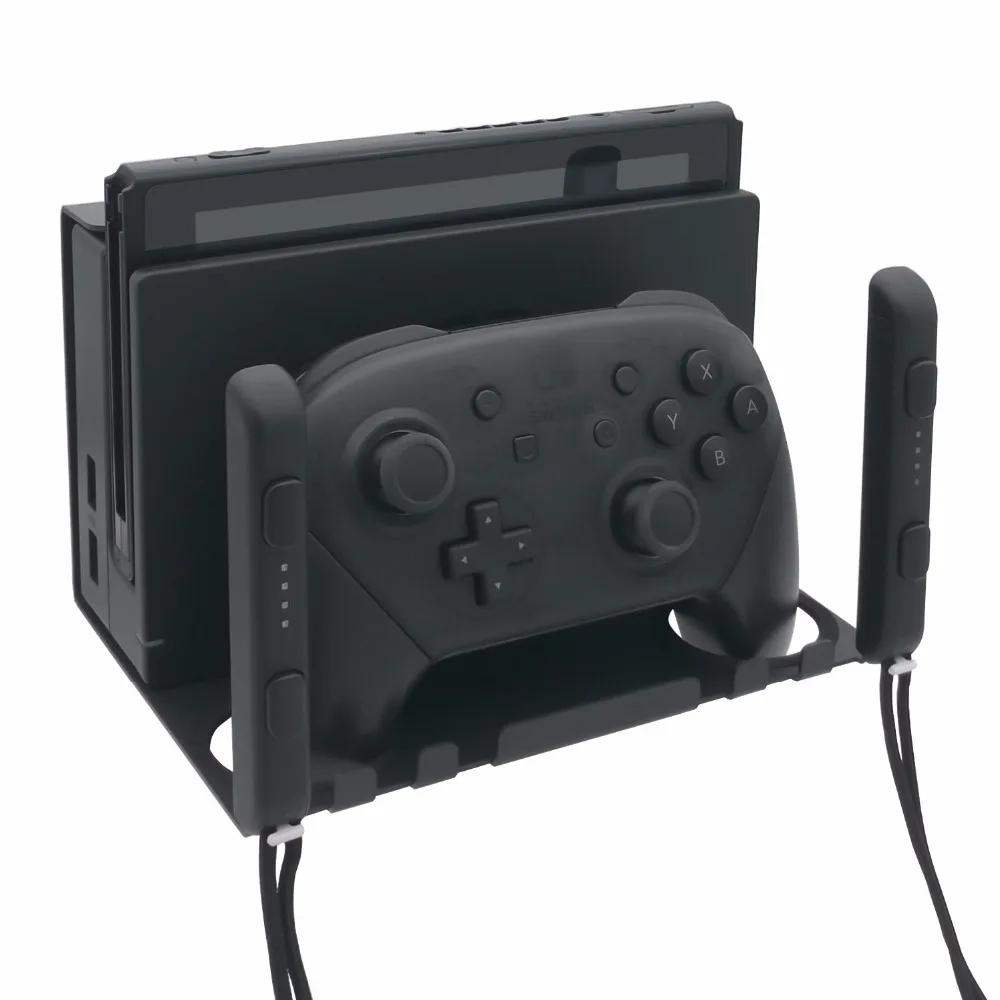 Настенное крепление для Nintendo Switch оригинальная подставка Joy Con с ремешком руки Pro