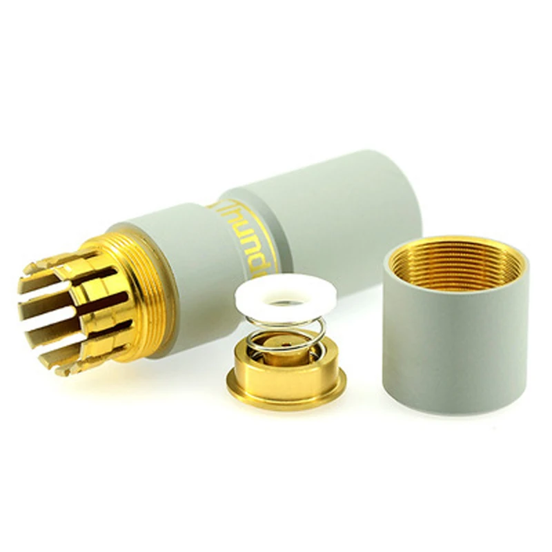 Combat Elthunder Mechanical Mod Electrode Structure Spring Button Fit RDA RDTA Tank 510 18650 electronic cigarette battery |