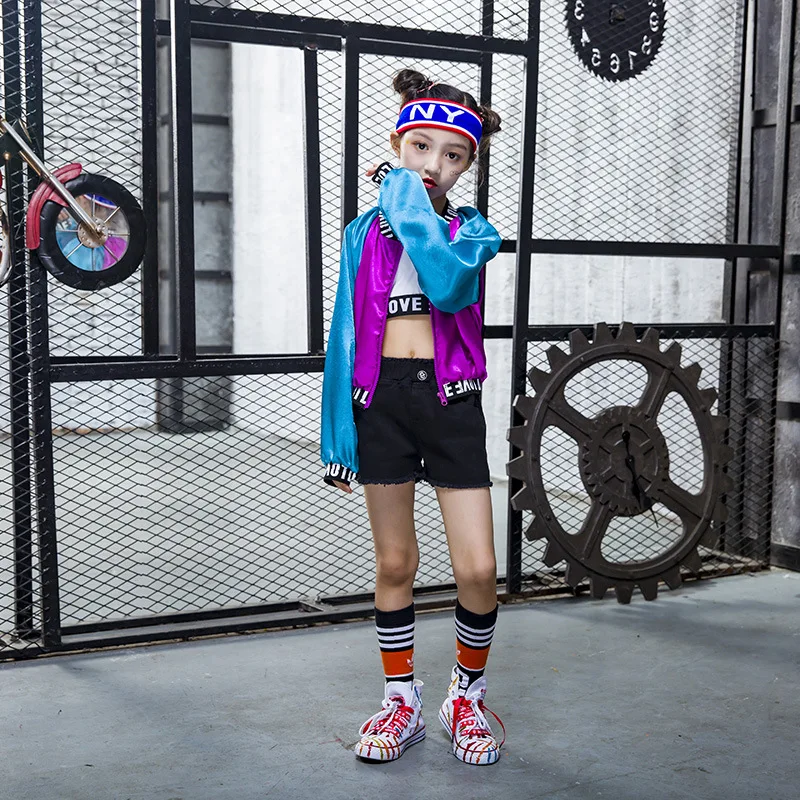 3PPCS/комплект из футболки в стиле хип хоп одежда для девочек девочки подростка