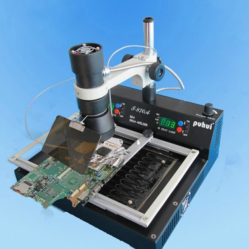 Цифровая инфракрасная система PUHUI T 870A T870A 2 в 1 сверхпереработанная паяльная