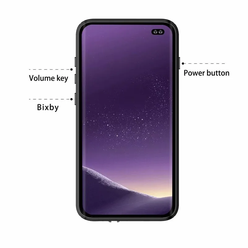Для samsung S10 плюс Водонепроницаемый плавание чехол для S9 полностью герметичный