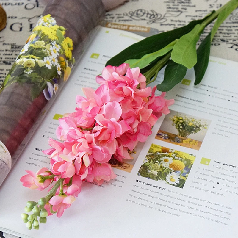 Hyacinth фиолетовый цветок искусственный шелк Искусственные цветы на день рождения