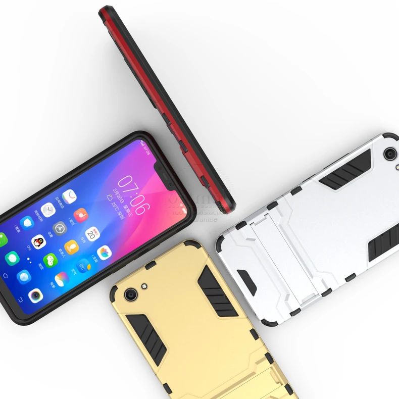 Dual layer Tough Hybrid Armor Back Cover For Nokia 6.1 Plus X6 2018 Case With Kickstand PC+TPU 5.8 inch Mobile Phone Bags Fundas |