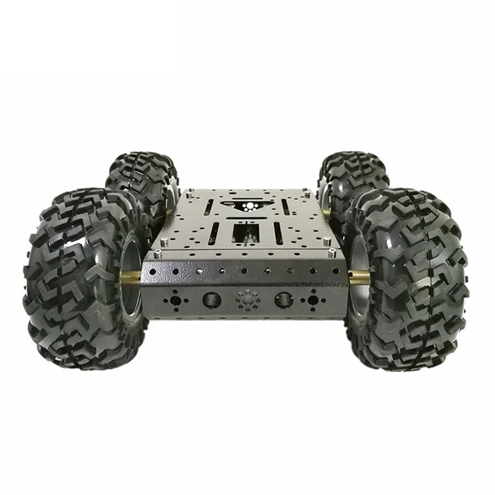 Сделайэто C3 4WD умный робот автомобиль с высоким Hardess из Сталь 4 фута DC 12 V двигатель