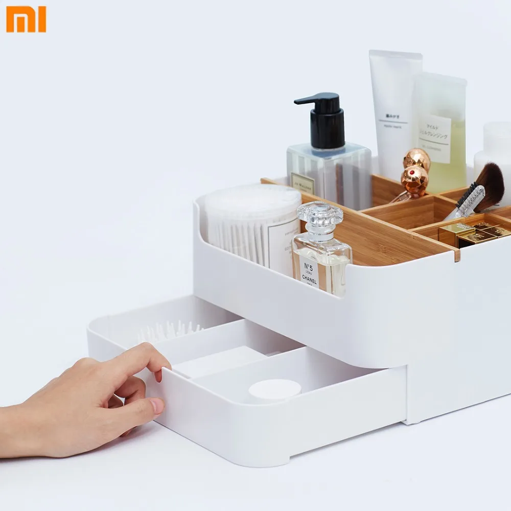 Многофункциональная коробка для хранения ящиков Xiaomi Mijia косметическая ABS