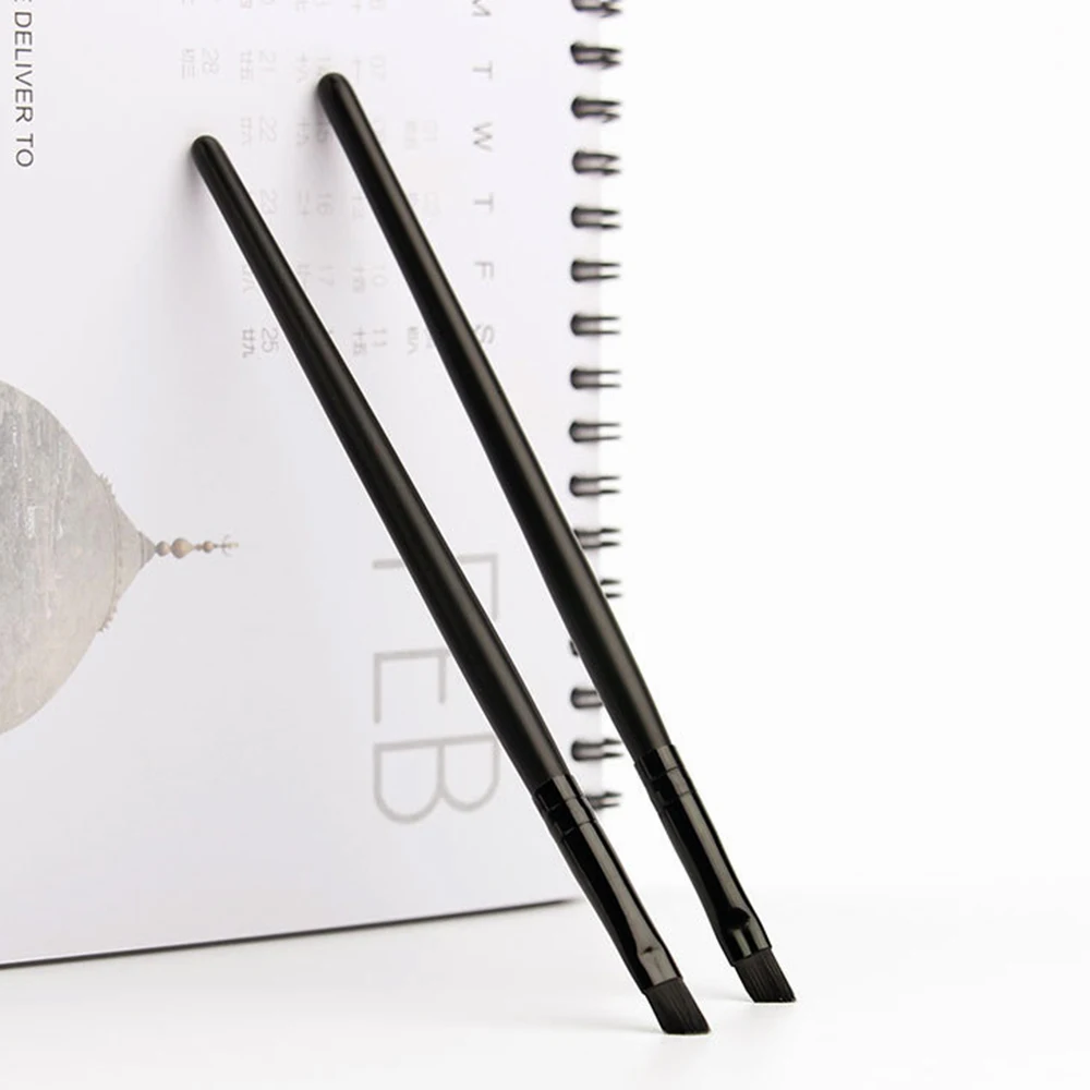 2 шт. кисть для бровей кисти глаз набор теней Аппликатор Тушь ресниц Смешивание