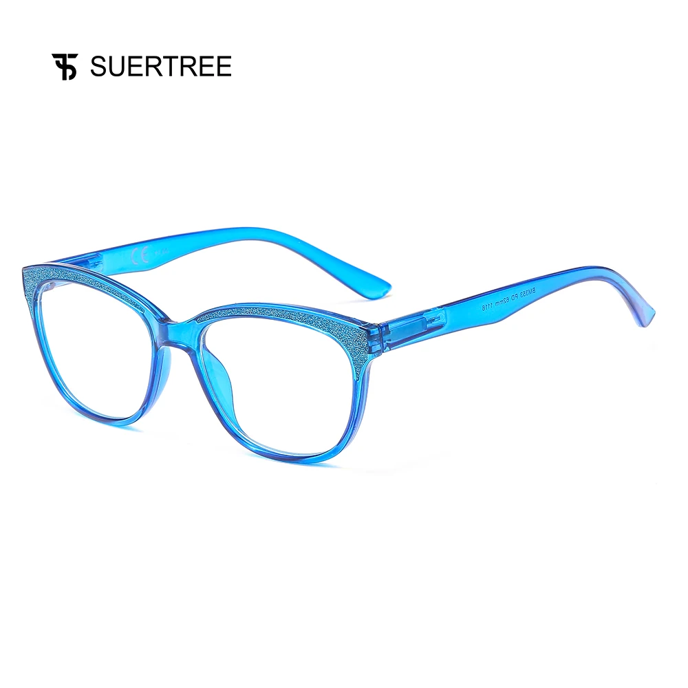 SUERTREE блестящие очки для чтения с защитой от синего цвета весенние компьютерные