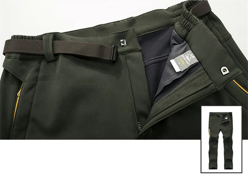 Большие размеры, L-7XL, флисовые прямые брюки, зима, мужские, 4 цвета, мужские, повседневные, бренд afs jeep, быстросохнущие брюки, толстые, ветрозащитные штаны