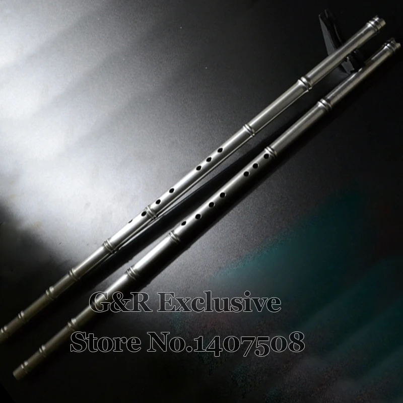 Китайская флейта из нержавеющей стали Xiao традиционный профессиональный