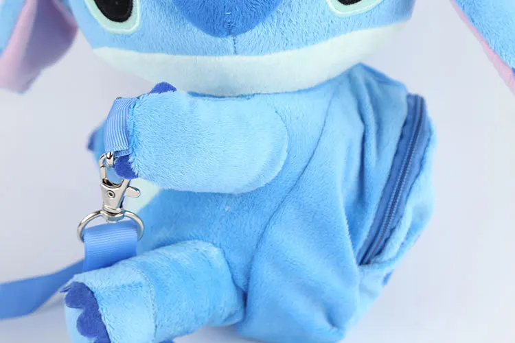 Милый мультяшный плюшевый рюкзак Lilo & Stitch мягкие Наплечные сумки набивные куклы с