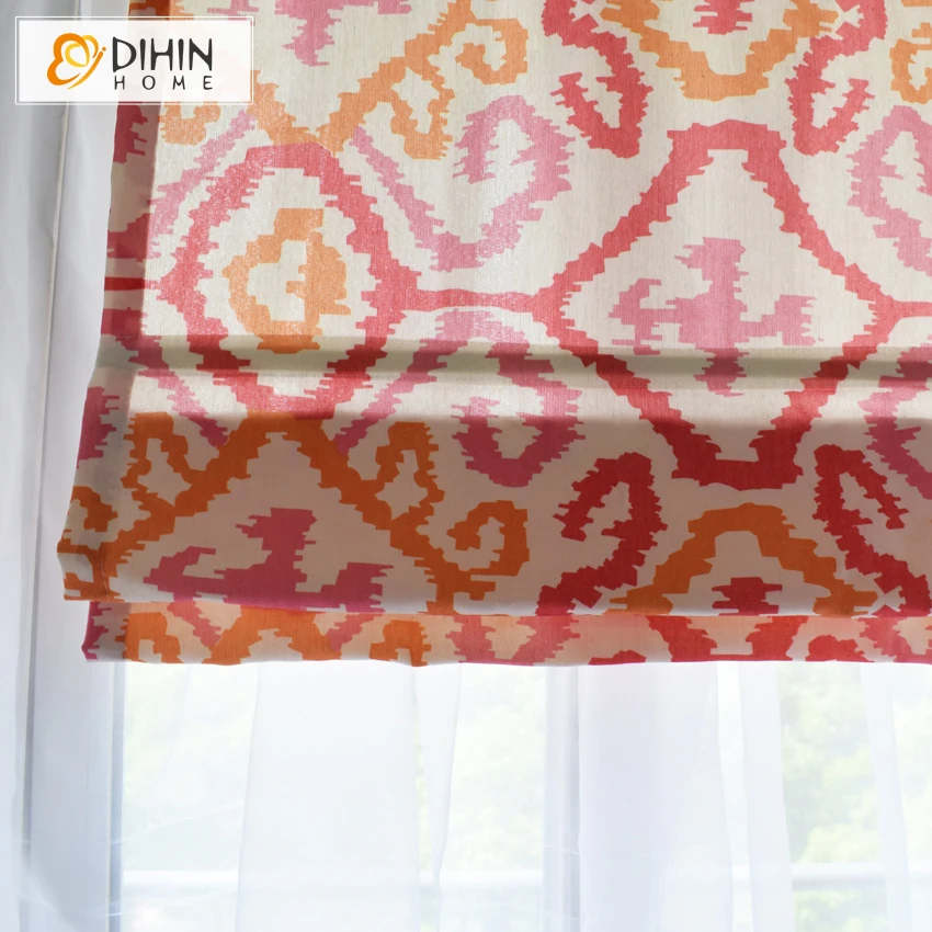 Современные жаккардовые римские жалюзи DIHIN HOME для гостиной оконные роликовые