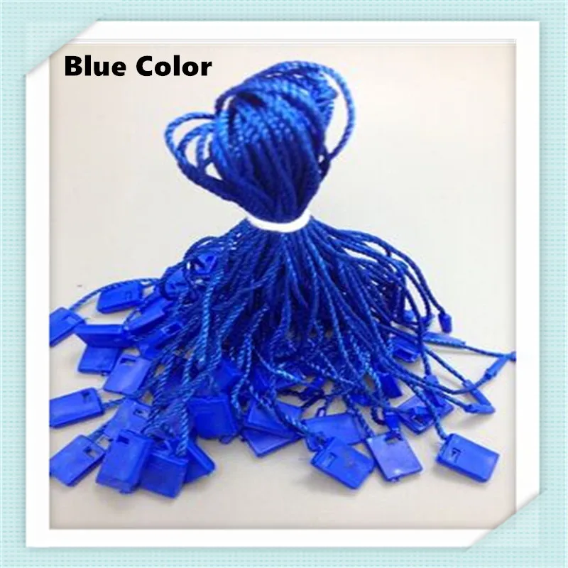 Free Shipping 1000PCS 24 Colors Special Plastic Garment String Seal Tag for Clothing Shoes and Bags Accessories JS-26 | Дом и сад