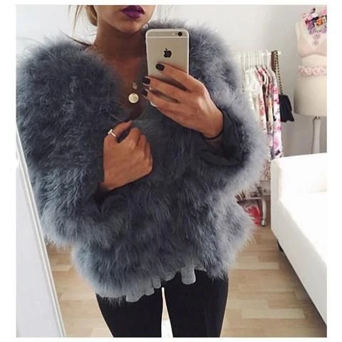 Iron gray TOPFUR черная шуба из натурального меха женская меховая куртка пальто из натурального меха женская кожаная куртка с мехом винно-Красного цвета пальто короткого размера плюс - Цвет: Iron gray