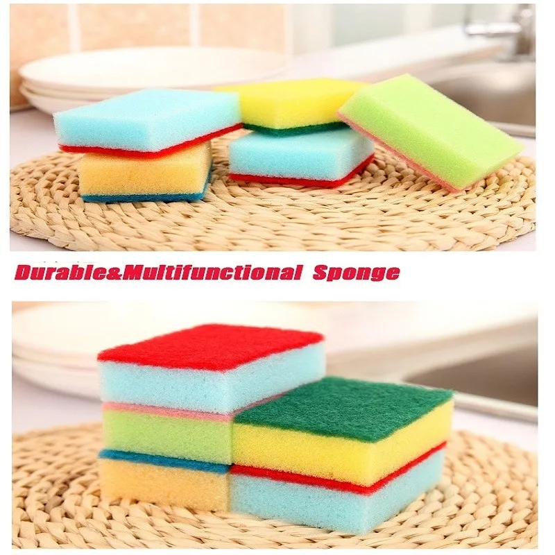10 штук с чистящей губкой протрите мытье посуды пластины Губка Кисть устранить