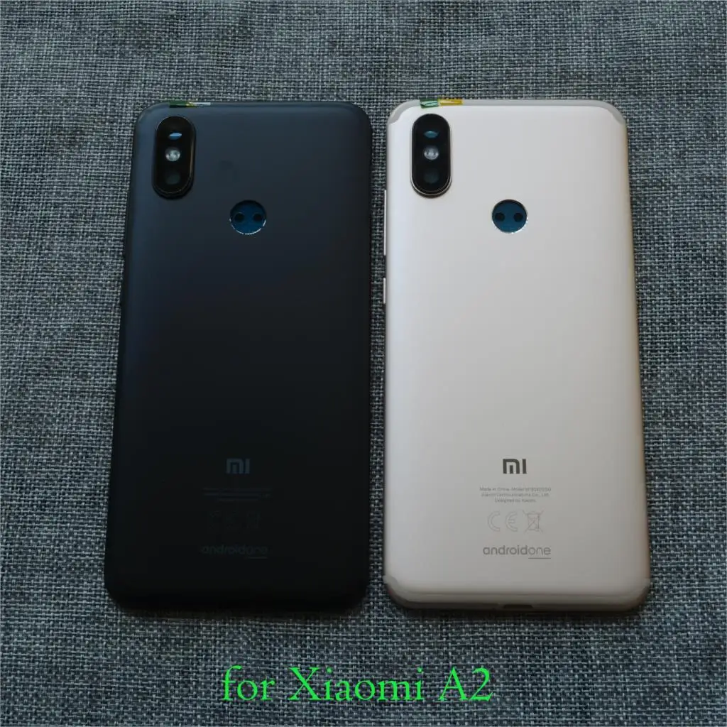 Аккумулятор задняя крышка для Xiaomi mi A2 mi A2 mi 6X mi 6X задняя дверь Корпус чехол телефон запчасти androidone