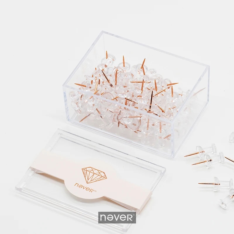Jianwu/розовое золото серии прекрасный и изысканный Thumbtack push Булавки в офисном стиле