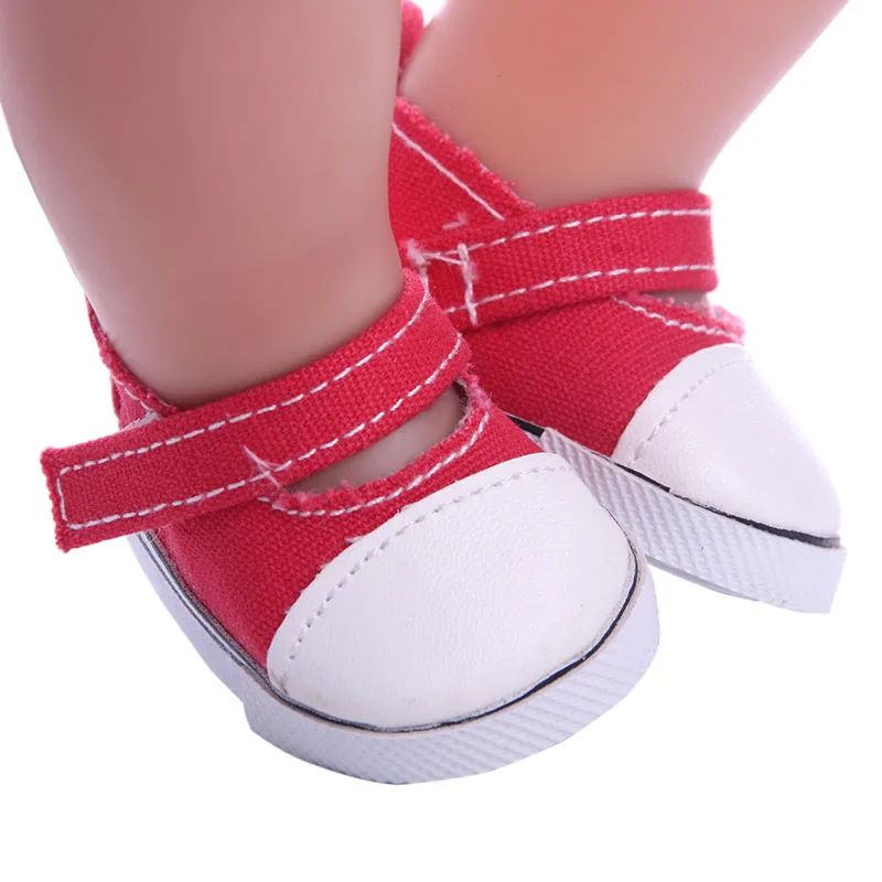 Кукла аксессуары красный Canvas shoes Fit 43 cm baby born Zapf дети Best подарок на день рождения