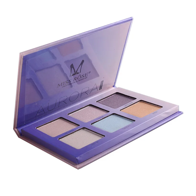Мисс роуз официальный 6 цветов затенение + Подсветка Pallete долговечный матовый